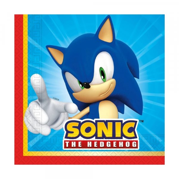 Servietten - Sonic - 20er-Packung Servietten - Sonic - 20er-Packung