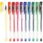 Gel-Kugelschreiber - 10er-Pack - verschiedene Farben
