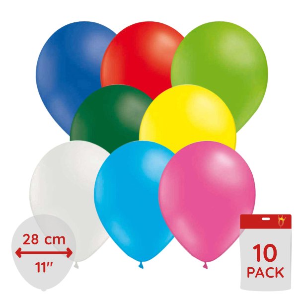 Luftballons - Mix - Verschiedene Farben - 10er-Packung Luftballons - Mix - Verschiedene Farben - 10er-Packung