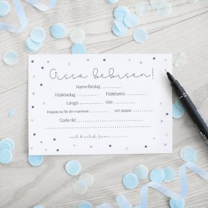 Guess the Baby - 8er-Pack - Blau Guess the Baby - 8er-Pack - Blau