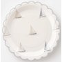 Pappteller - Segelmotiv - 23 cm - Lavendelblau - 8er-Pack Pappteller - Segelmotiv - 23 cm - Lavendelblau - 8er-Pack