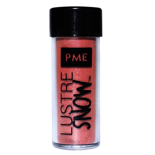 Essbarer Glitzer - Rot - Edible Lustre Snow - PME - 10 g Essbarer Glitzer - Rot - Edible Lustre Snow - PME - 10 g