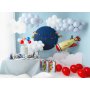Partyhte - Blau mit Sternen - 6er-Pack