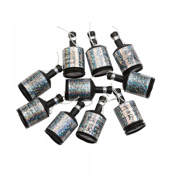 Konfettikanonen - Silber - 8er-Pack Konfettikanonen - Silber - 8er-Pack