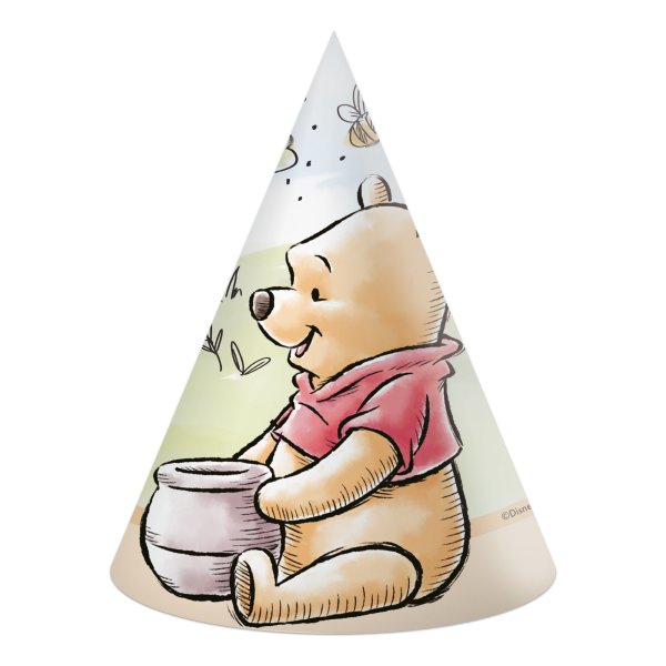 Partyhüte - Winnie Puuh - 6er-Pack Partyhüte - Winnie Puuh - 6er-Pack