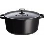 Gusseiserner Schmortopf - 4,4 Liter - Schwarz - Sabor Gusseiserner Schmortopf - 4,4 Liter - Schwarz - Sabor
