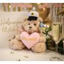 Student Teddybär - Rosa Herz Student Teddybär - Rosa Herz