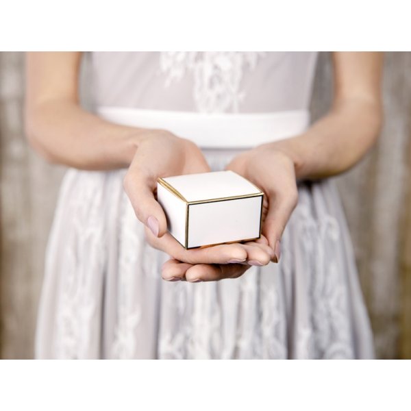 Geschenkbox - 10er-Pack - Goldrand