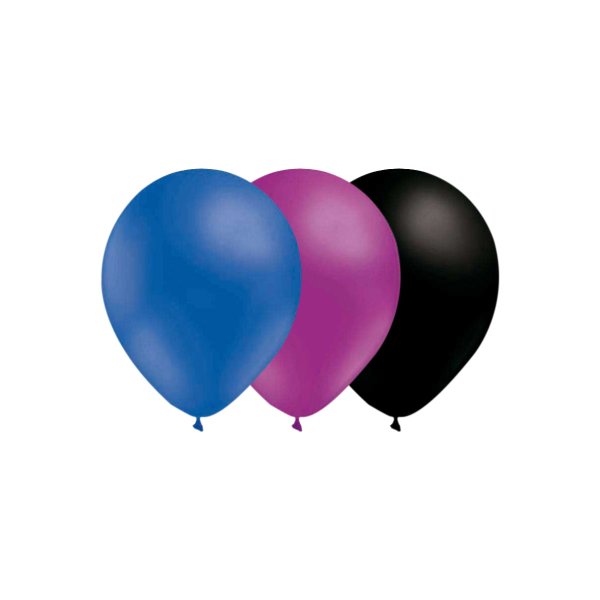 Luftballons - Mix - Blau/Lila/Schwarz - 15er-Packung Luftballons - Mix - Blau/Lila/Schwarz - 15er-Packung