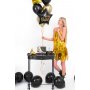 Folienballon - Stern - Happy Birthday - Schwarz/Gold