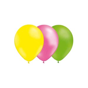 Luftballons - Mix - Hellgelb/Limettengrün/Rosa Metallic - 15er-Packung Luftballons - Mix - Hellgelb/Limettengrün/Rosa Metallic - 15er-Packung
