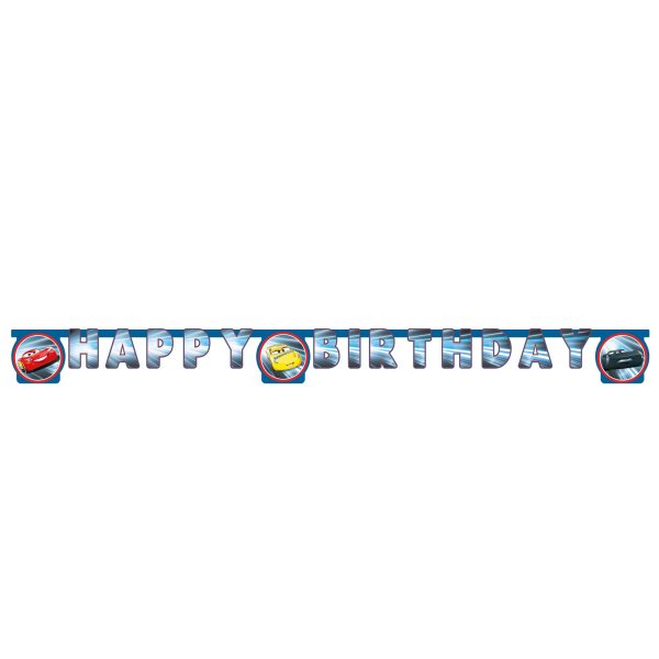 Girlande - Alles Gute zum Geburtstag - Autos - Ausgestanzt Girlande - Alles Gute zum Geburtstag - Autos - Ausgestanzt