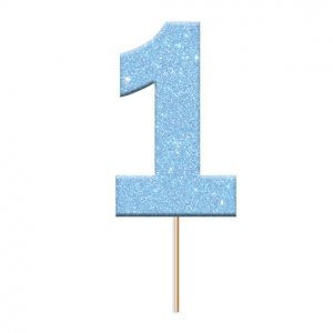 Kuchenspieße - 1 - Blau/Glitzer - 12er-Pack Kuchenspieße - 1 - Blau/Glitzer - 12er-Pack