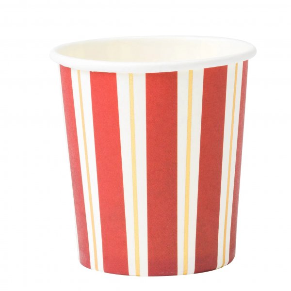 Glühweinbecher / Kleine Pappbecher - Gold, Weiß, Rot - 115 ml - 16er-Packung Glühweinbecher / Kleine Pappbecher - Gold, Weiß, Rot - 115 ml - 16er-Packung