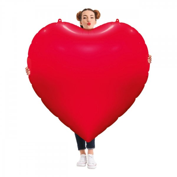 Folienballon - Herzförmig, XXL - Rot Folienballon - Herzförmig, XXL - Rot