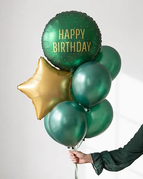 Folienballon - Alles Gute zum Geburtstag - Dunkelgr�n