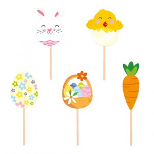 Tortenaufleger - Ostern - 5er Pack Tortenaufleger - Ostern - 5er Pack