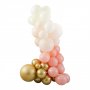 Ballonbogen - Pfirsich & Gold