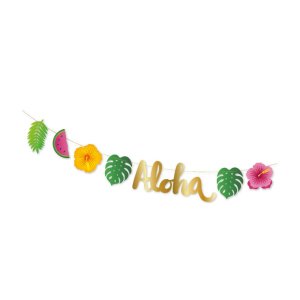 Buchstabengirlande - Aloha - 2 m Buchstabengirlande - Aloha - 2 m