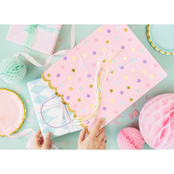 Dessertteller - Rosa - Goldrand - 6er-Pack Dessertteller - Rosa - Goldrand - 6er-Pack