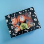 Cupcake-Box Halloween Skelett für 6 Cupcakes - 2er-Pack Cupcake-Box Halloween Skelett für 6 Cupcakes - 2er-Pack
