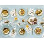 Servietten - 40. Geburtstag - Wei/Gold - 20er-Pack