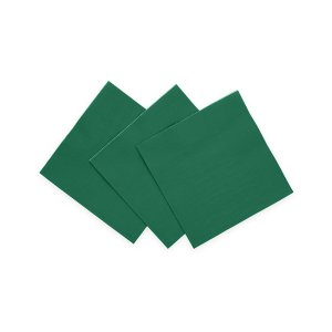 Kleine Servietten - Dunkelgrün - 24 x 24 cm - 20er-Packung Kleine Servietten - Dunkelgrün - 24 x 24 cm - 20er-Packung