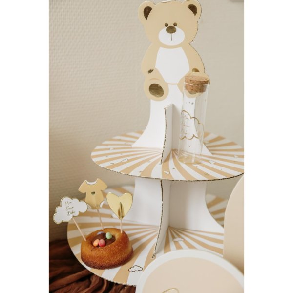 Tortenstecker - Babyparty - Teddy - 12er-Pack Tortenstecker - Babyparty - Teddy - 12er-Pack