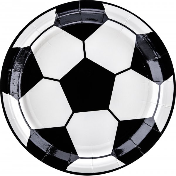 Dessertteller - Football Party - 6er-Pack