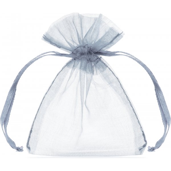 Organzabeutel - Silber - 10er-Pack