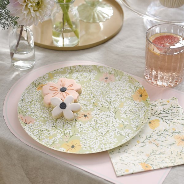 Pappteller - Ditsy Floral - 8er-Pack Pappteller - Ditsy Floral - 8er-Pack