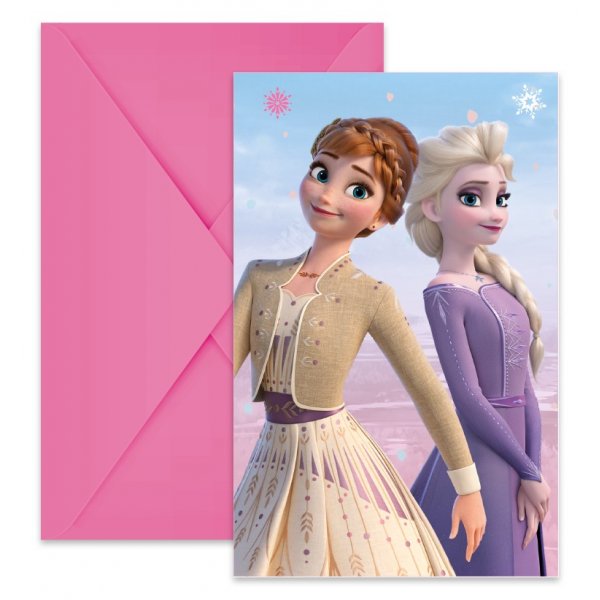 Einladungskarten - Frozen 2 Windgeist - 6er-Pack Einladungskarten - Frozen 2 Windgeist - 6er-Pack
