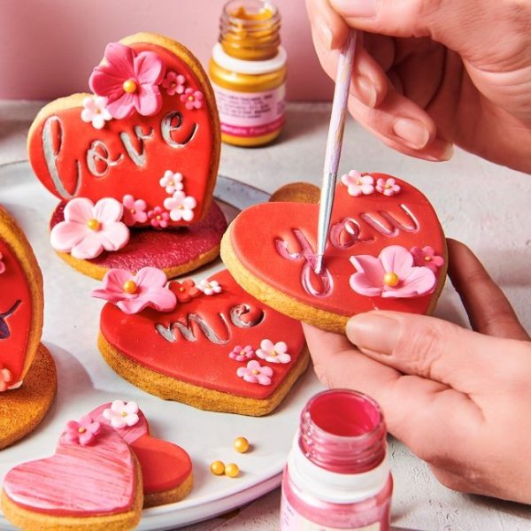 Essbare Farbe - Metallic-Rot - FunCakes - 30 ml Essbare Farbe - Metallic-Rot - FunCakes - 30 ml