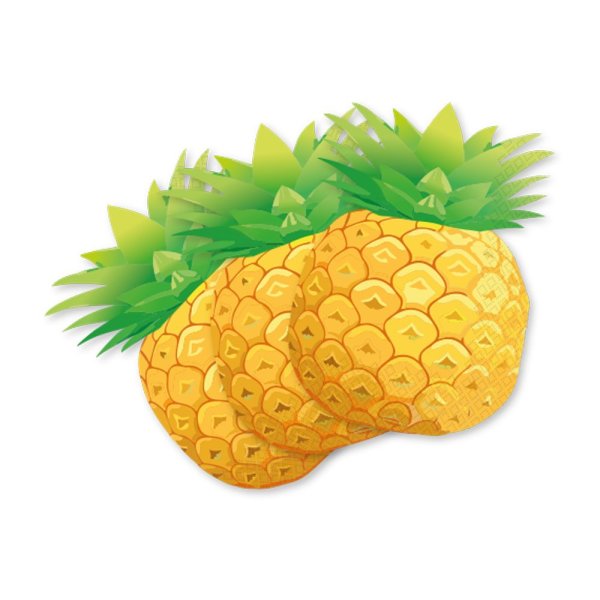Servietten - Ananas - 33 x 40 cm - 20er-Packung Servietten - Ananas - 33 x 40 cm - 20er-Packung