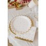 Pappteller - Weiß mit goldenen Punkten - 8er-Packung Pappteller - Weiß mit goldenen Punkten - 8er-Packung