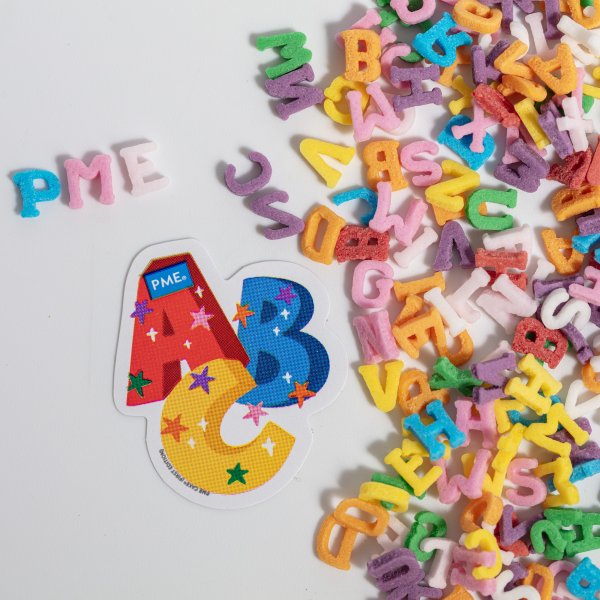 Streusel - Buchstaben - Mehrfarbig - PME - 25 g