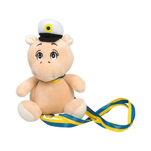 Teddybär für Studenten - Nilpferd - 15 cm Teddybär für Studenten - Nilpferd - 15 cm