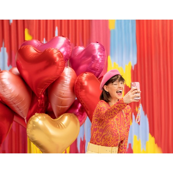 Folienballon - Goldherz