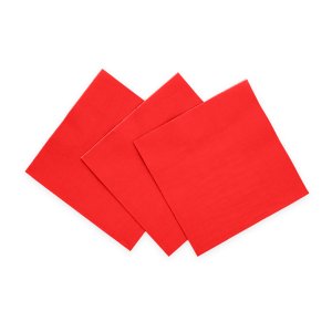 Servietten - Rot - 33 x 33 cm - 20er-Packung Servietten - Rot - 33 x 33 cm - 20er-Packung