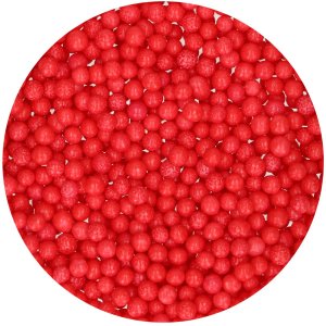 Weiche Zuckerperlen, rot, 60 g - FunCakes Weiche Zuckerperlen, rot, 60 g - FunCakes