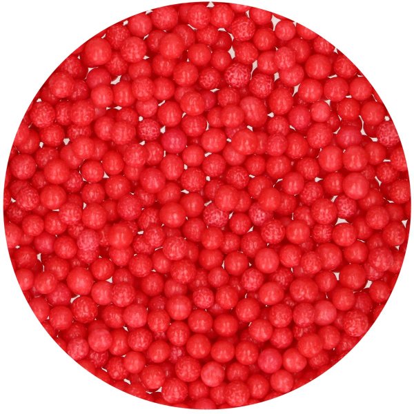 Weiche Zuckerperlen, rot, 60 g - FunCakes Weiche Zuckerperlen, rot, 60 g - FunCakes
