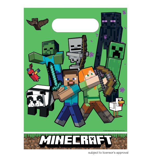 Partytüten - Minecraft - 6er-Pack Partytüten - Minecraft - 6er-Pack
