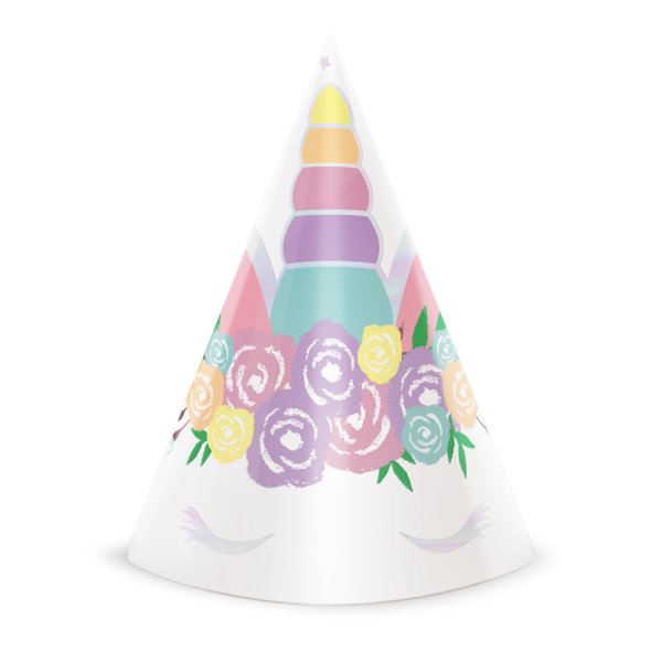 Partyhüte - Einhorn - 6er-Pack Partyhüte - Einhorn - 6er-Pack