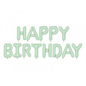 Ballongirlande - Alles Gute zum Geburtstag - Mint Ballongirlande - Alles Gute zum Geburtstag - Mint