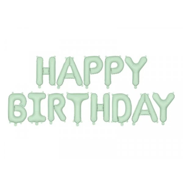 Ballongirlande - Alles Gute zum Geburtstag - Mint Ballongirlande - Alles Gute zum Geburtstag - Mint