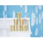 Pappbecher - Metallic - Gold - 6er-Pack