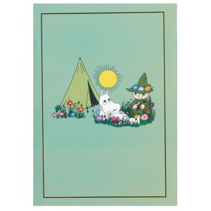 Notizbuch - Grün - Mumin & Snufkin - A5 Notizbuch - Grün - Mumin & Snufkin - A5