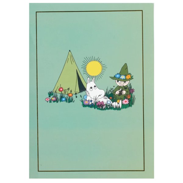 Notizbuch - Gr�n - Mumin & Snufkin - A5