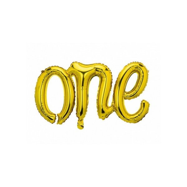 Folienballon \\\"Eins\\\" Gold