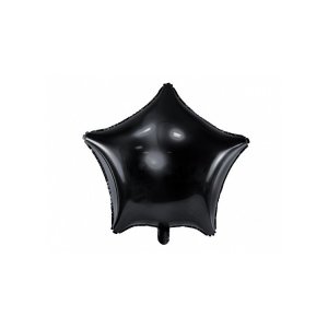 Schwarzer Folienballonstern Schwarzer Folienballonstern